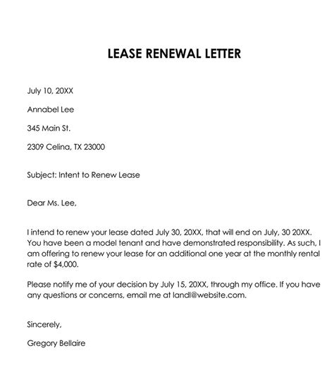 Commercial Lease Renewal Letter: How To Write It Right!.